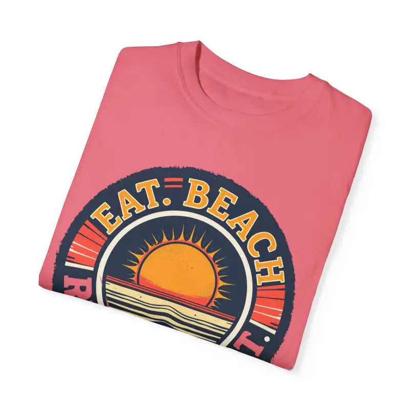 Island Reef Unisex Garment Dyed Eat Beach Relax Repeat Tee - Ocean State Styles