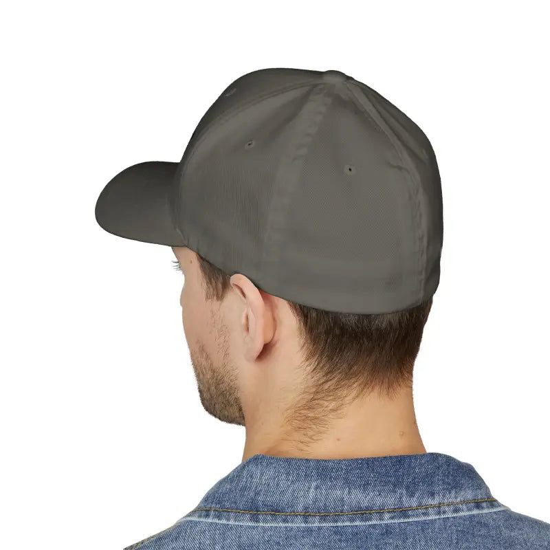 Gray baseball cap featuring Narragansett Rhode Island embroidery, a stylish accessory