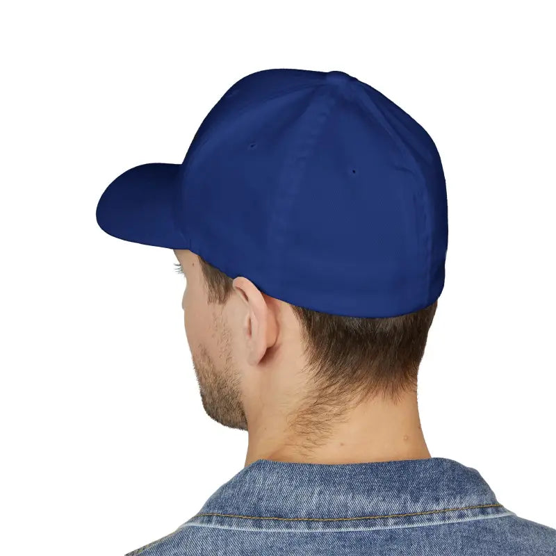 Blue baseball cap featuring Narragansett Rhode Island embroidery for stylish wear