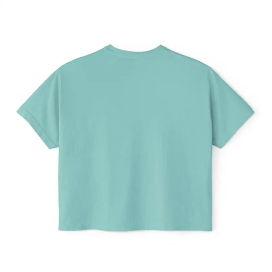Kiss Me Im Not Irish Womens Boxy Tee Chalky Mint Style - Ocean State Styles