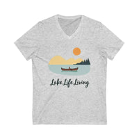 Lake Life V Neck T Shirt for Stylish Lakeside Living - Ocean State Styles
