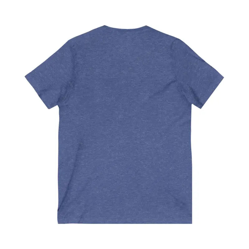 Blue heathered V-neck T-shirt from the Lake Life collection for casual wear