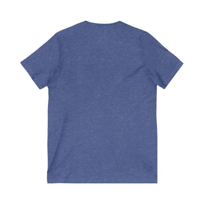 Blue heathered V-neck T-shirt from the Lake Life collection for casual wear