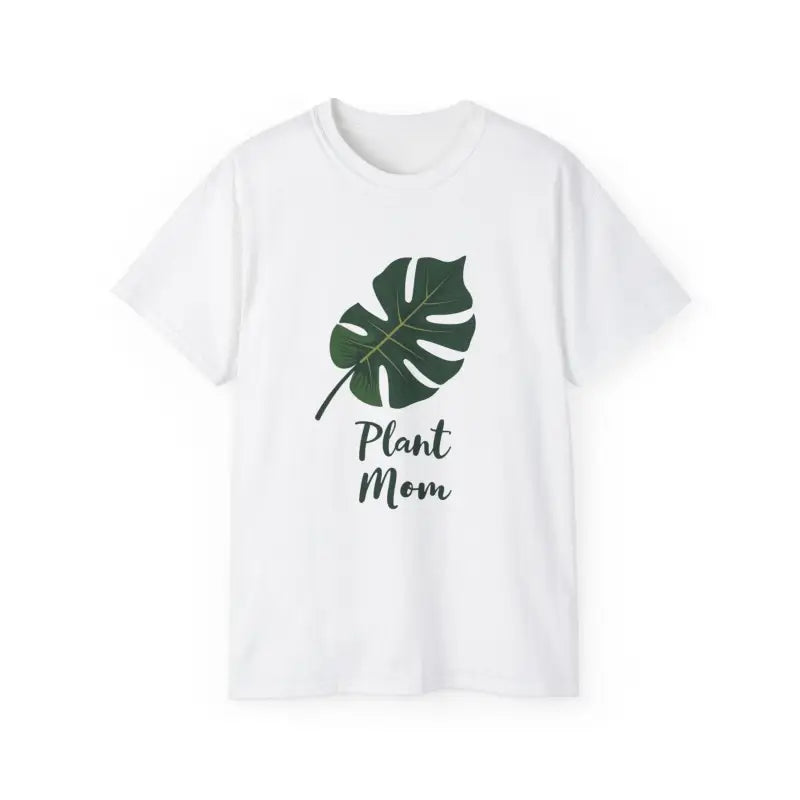 Lavender Plant Mom T Shirt With Monstera Leaf Design - Ocean State Styles