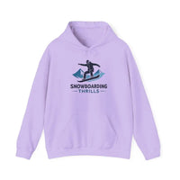 Lavender Snowboarding Hoodie for Winter Sports Enthusiasts - Ocean State Styles