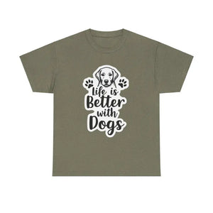 Life Is Better With Dogs T Shirt Collection For Pet Lovers - Ocean State Styles