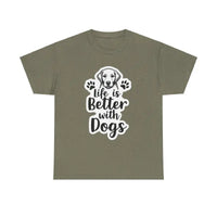 Life Is Better With Dogs T Shirt Collection For Pet Lovers - Ocean State Styles