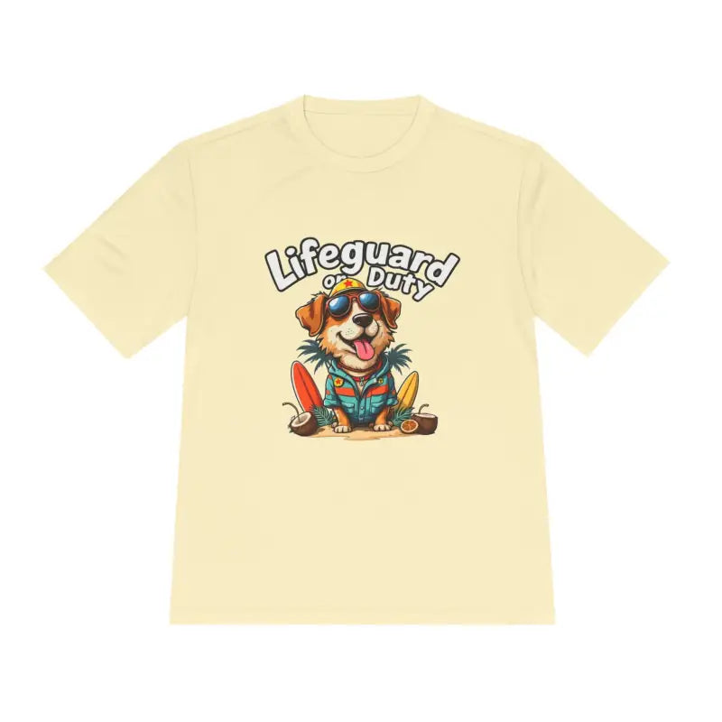 Lifeguard Dog Graphic T Shirt Collection Unisex Moisture Wicking Tee - Ocean State Styles
