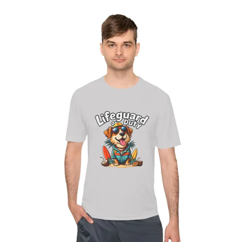 Lifeguard Dog Graphic T Shirt Collection Unisex Moisture Wicking Tee - Ocean State Styles
