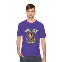 Lifeguard Dog Graphic T Shirt Collection Unisex Moisture Wicking Tee - Ocean State Styles