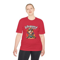 Lifeguard Dog Graphic T Shirt Collection Unisex Moisture Wicking Tee - Ocean State Styles
