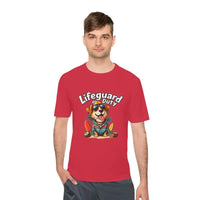 Lifeguard Dog Graphic T Shirt Collection Unisex Moisture Wicking Tee - Ocean State Styles