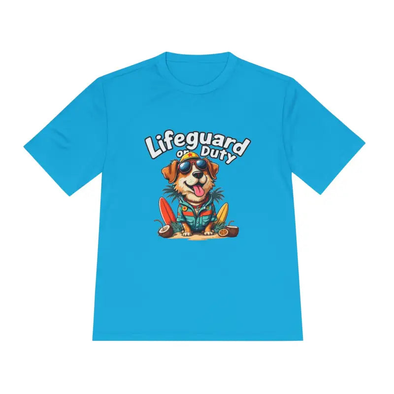 Lifeguard Dog Graphic T Shirt Collection Unisex Moisture Wicking Tee - Ocean State Styles