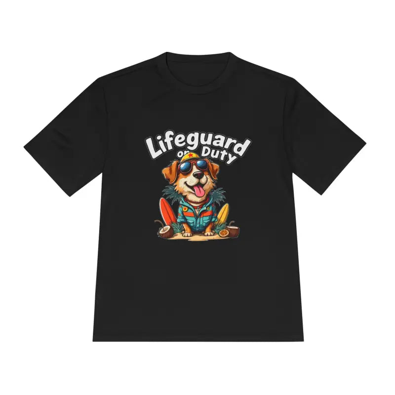Lifeguard Dog Graphic T Shirt Collection Unisex Moisture Wicking Tee - Ocean State Styles