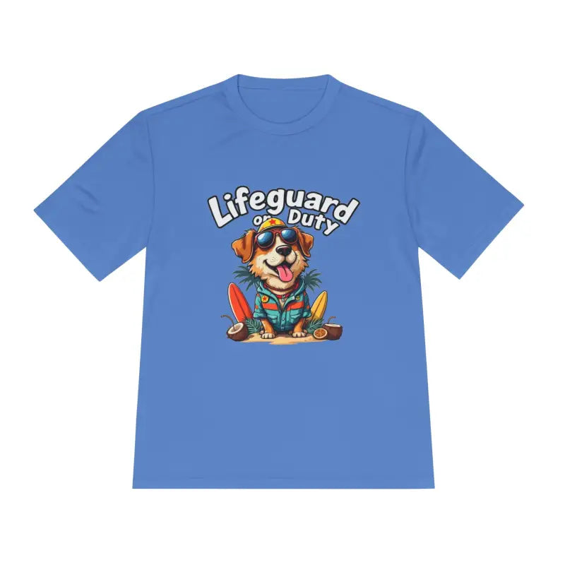 Lifeguard Dog Graphic T Shirt Collection Unisex Moisture Wicking Tee - Ocean State Styles