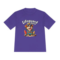 Lifeguard Dog Graphic T Shirt Collection Unisex Moisture Wicking Tee - Ocean State Styles