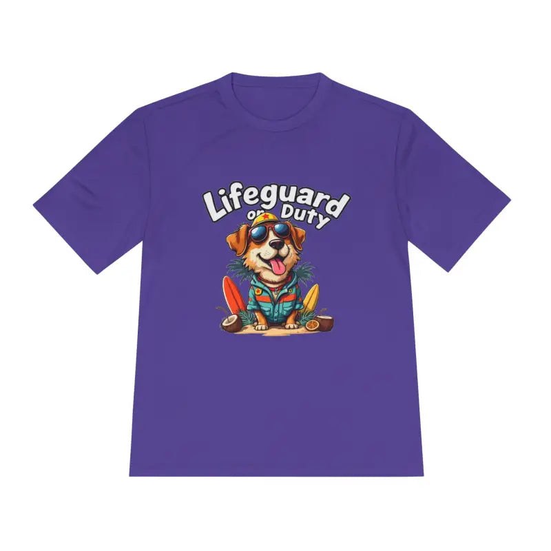 Lifeguard Dog Graphic T Shirt Collection Unisex Moisture Wicking Tee - Ocean State Styles