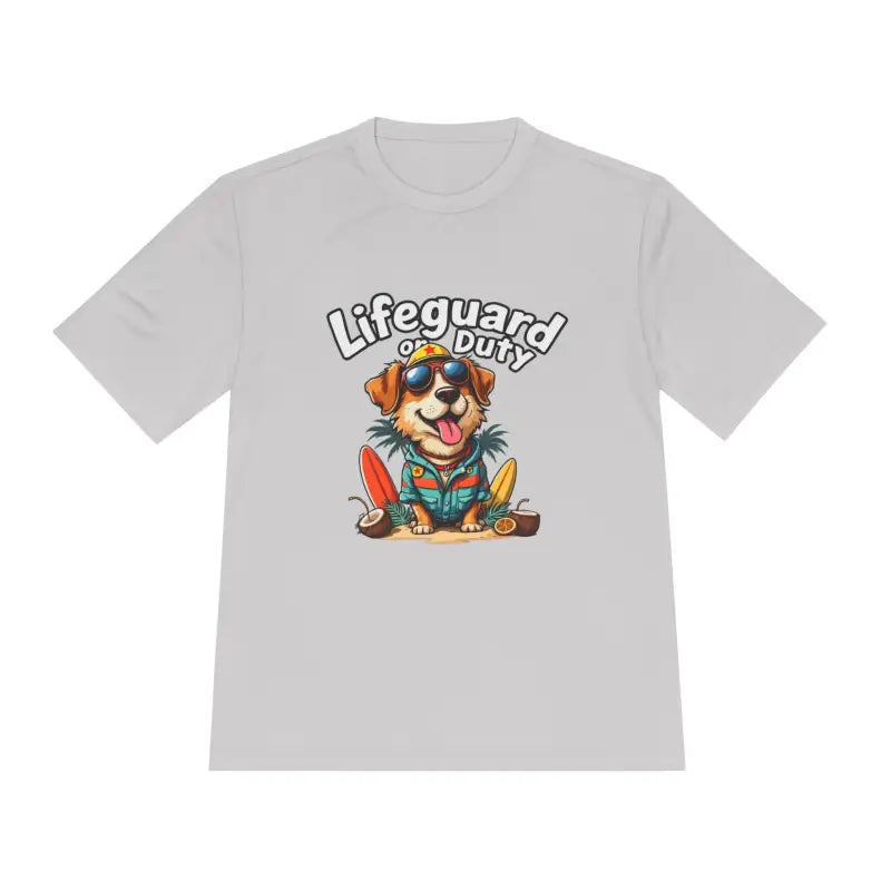 Lifeguard Dog Graphic T Shirt Collection Unisex Moisture Wicking Tee - Ocean State Styles