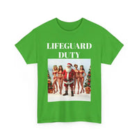 Lifeguard Santa Unisex Tee for Beach Christmas Fun - Ocean State Styles