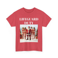 Lifeguard Santa Unisex Tee for Beach Christmas Fun - Ocean State Styles
