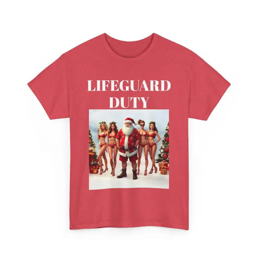 Lifeguard Santa Unisex Tee for Beach Christmas Fun - Ocean State Styles