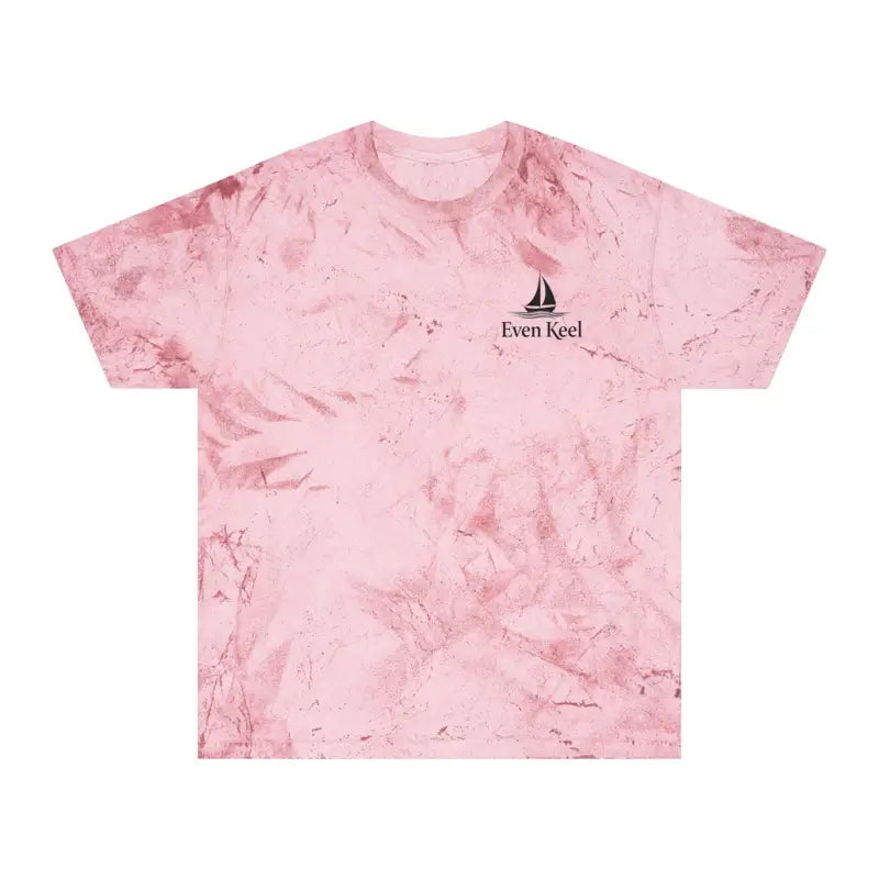 Pink tie-dye t-shirt from Life’s a Beach Unisex Color Blasted Tie Dye T Shirt collection