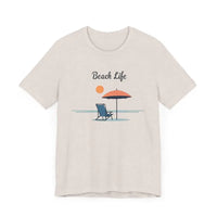 Life's a Beach Unisex Tee Tropical Vacation Shirt for Fun - Ocean State Styles