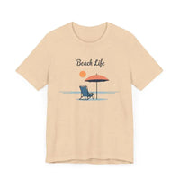 Life's a Beach Unisex Tee Tropical Vacation Shirt for Fun - Ocean State Styles
