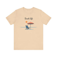 Life's a Beach Unisex Tee Tropical Vacation Shirt for Fun - Ocean State Styles