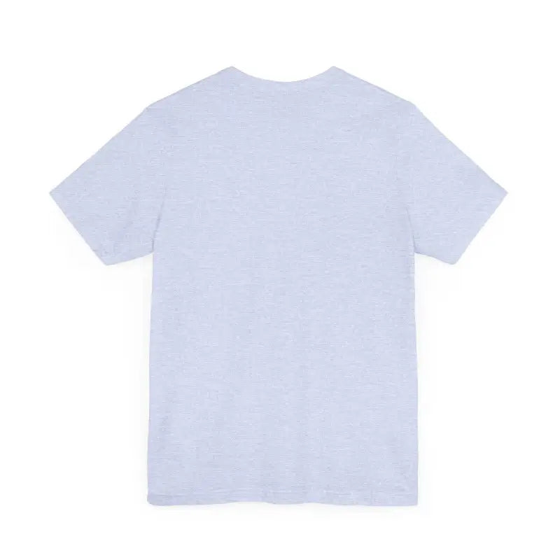 Light Blue and Beige Beach Life Tee for Ocean Lovers displayed on a white background