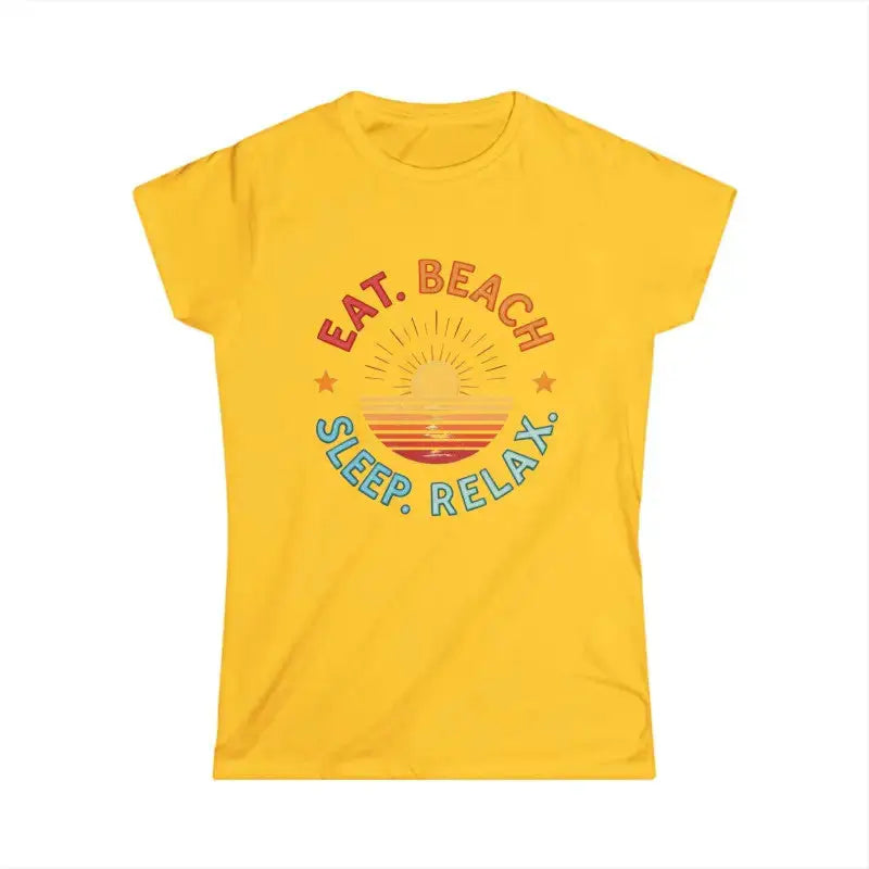 Yellow Eat Tee t-shirt with eat. text from collection