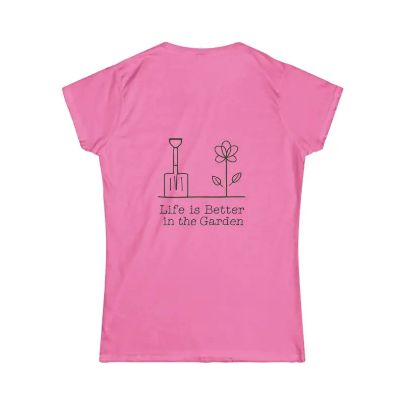 Light Blue Women's Gardening Tee Life Is Better In The Garden - Ocean State Styles