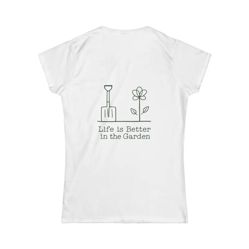 Light Blue Women's Gardening Tee Life Is Better In The Garden - Ocean State Styles