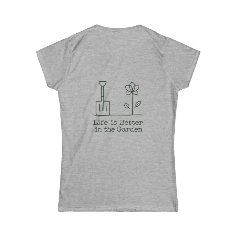 Light Blue Women's Gardening Tee Life Is Better In The Garden - Ocean State Styles