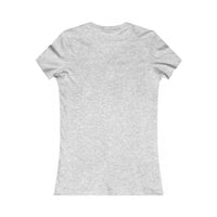 Heather gray women’s fitted crew neck T-shirt from Light Gray White and Yellow Women’s Short Sleeve T Shirt Made with Love
