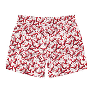 Lobster Print Swim Trunks for Summer Beach Fun - Ocean State Styles