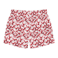Lobster Print Swim Trunks for Summer Beach Fun - Ocean State Styles