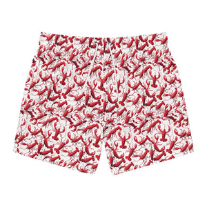 Lobster Print Swim Trunks for Summer Beach Fun - Ocean State Styles