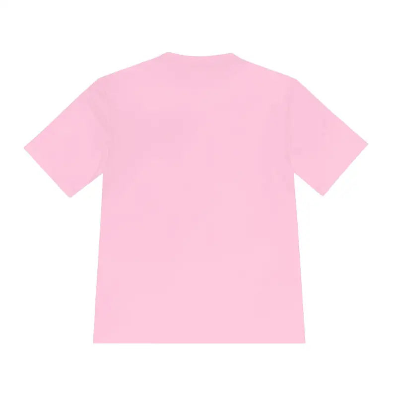 Pink short-sleeved Local Community Moisture Wicking T-Shirt for men and women