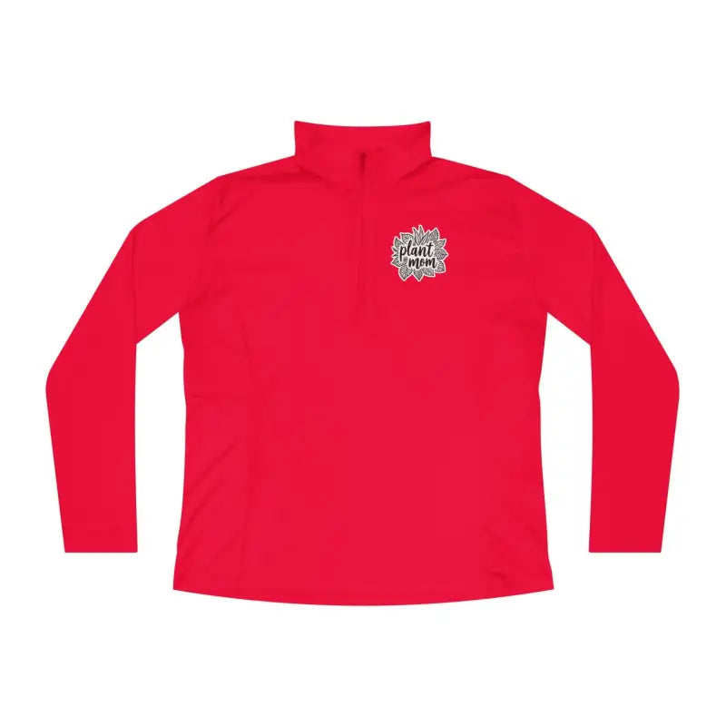 Long Sleeve Plant Mom Quarter Zip Pullover for Gardeners - Ocean State Styles
