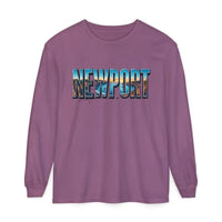 Long Sleeved Newport Beach Vibes Unisex T-Shirt - Ocean State Styles