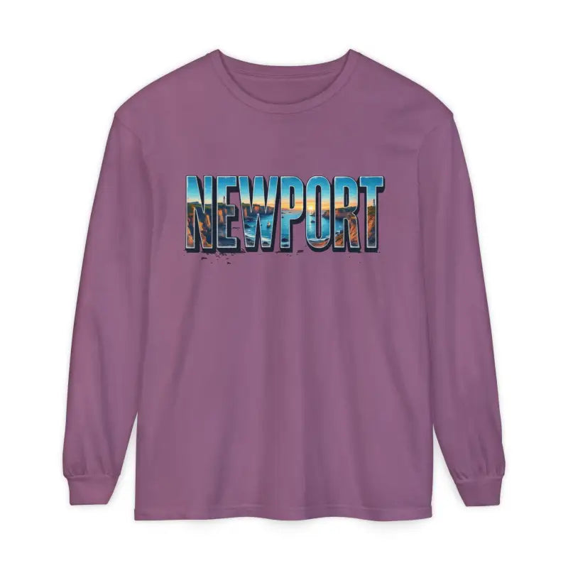 Long Sleeved Newport Beach Vibes Unisex T-Shirt - Ocean State Styles