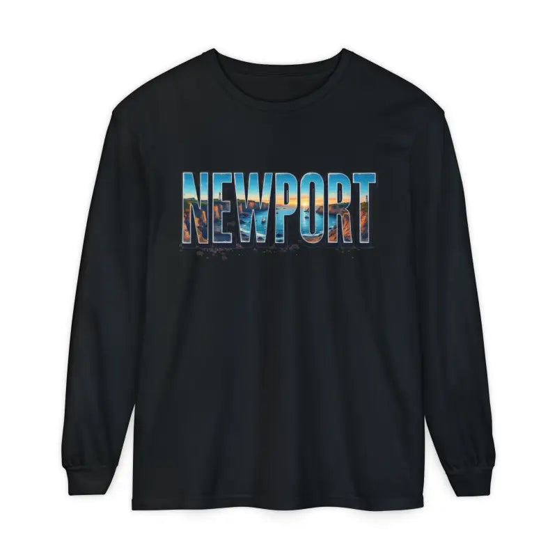 Long Sleeved Newport Beach Vibes Unisex T-Shirt - Ocean State Styles
