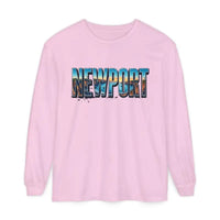 Long Sleeved Newport Beach Vibes Unisex T-Shirt - Ocean State Styles