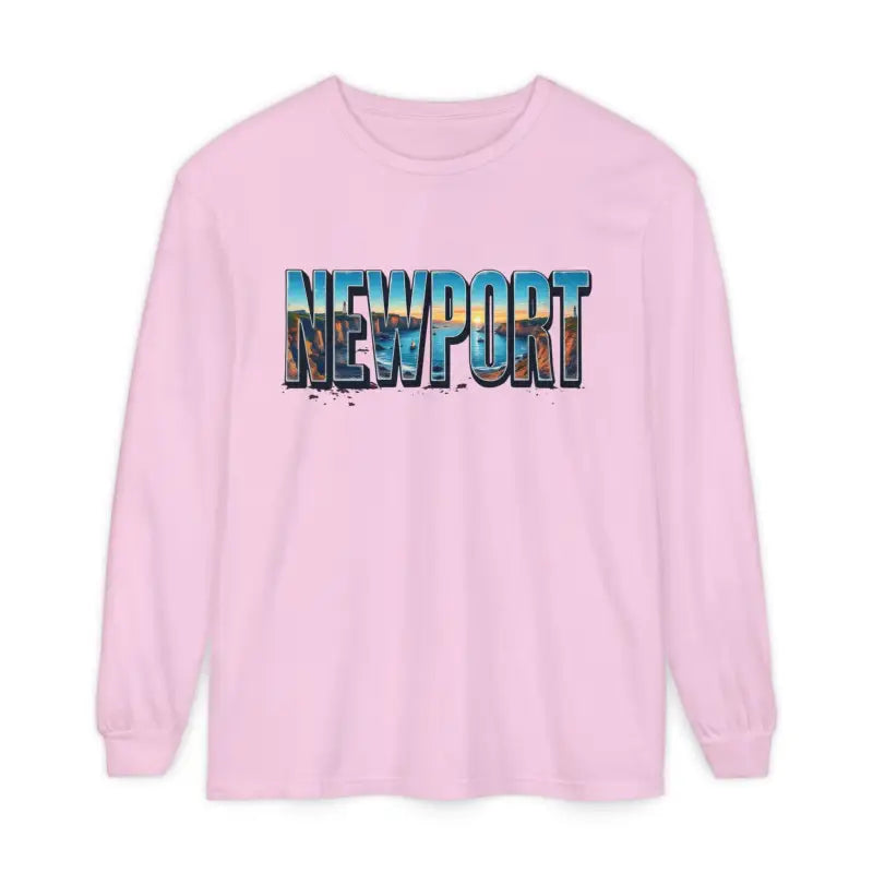 Long Sleeved Newport Beach Vibes Unisex T-Shirt - Ocean State Styles