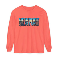Long Sleeved Newport Beach Vibes Unisex T-Shirt - Ocean State Styles