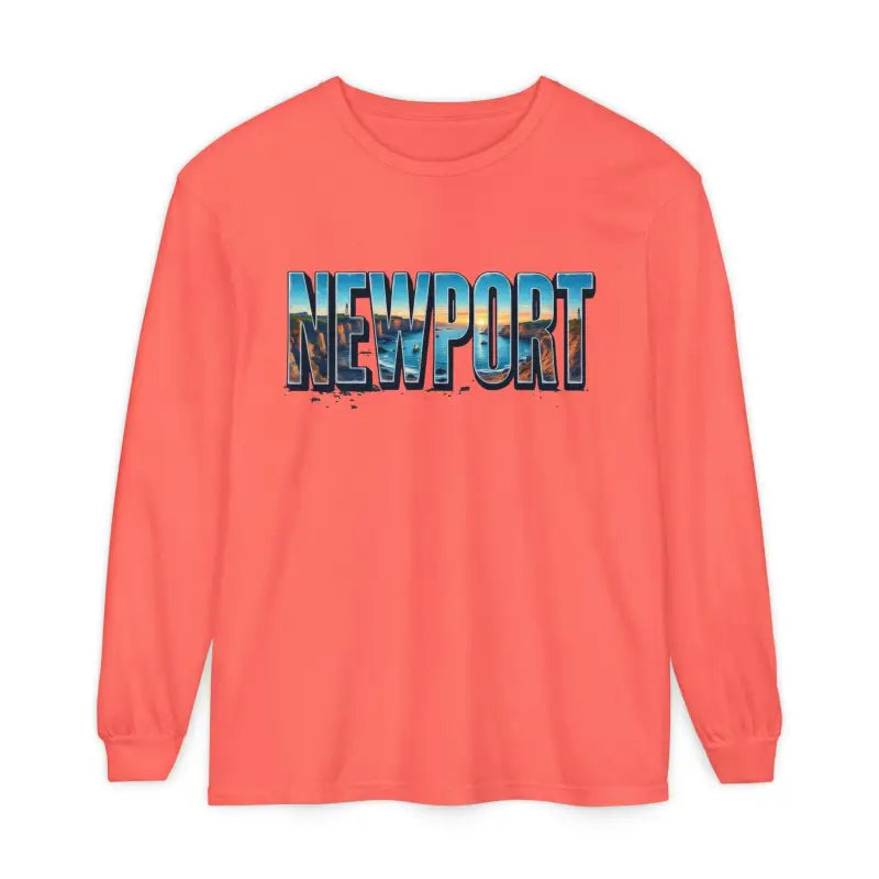 Long Sleeved Newport Beach Vibes Unisex T-Shirt - Ocean State Styles