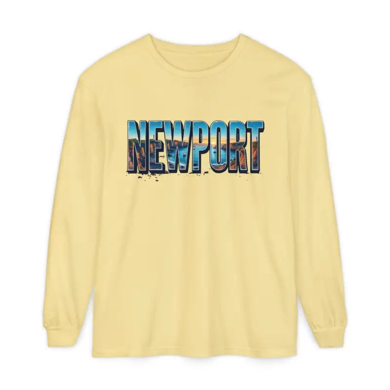 Long Sleeved Newport Beach Vibes Unisex T-Shirt - Ocean State Styles