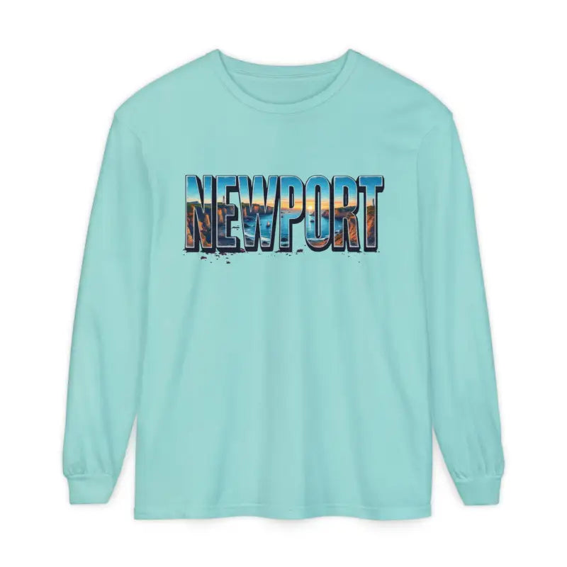 Long Sleeved Newport Beach Vibes Unisex T-Shirt - Ocean State Styles