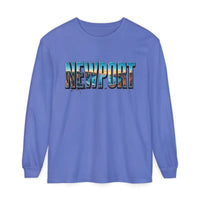 Long Sleeved Newport Beach Vibes Unisex T-Shirt - Ocean State Styles